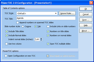 PowerTOC screenshot